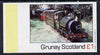 Grunay 1982 Steam Locos #06 imperf souvenir sheet (£1 value) unmounted mint