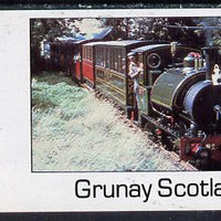 Grunay 1982 Steam Locos #06 imperf souvenir sheet (£1 value) unmounted mint