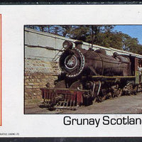 Grunay 1982 Steam Locos #06 imperf deluxe sheet (£2 value) unmounted mint