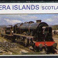Bernera 1982 Steam Locos #13 imperf souvenir sheet (£1 value) unmounted mint