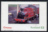 Grunay 1982 Steam Locos #08 imperf deluxe sheet (£2 value) unmounted mint
