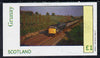 Grunay 1982 Modern Trains imperf souvenir sheet (£1 value) unmounted mint