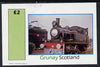 Grunay 1982 Steam Locos #10 imperf deluxe sheet (£2 value),unmounted mint