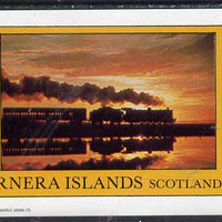 Bernera 1982 Steam Locos #14 imperf deluxe sheet (£2 value) unmounted mint