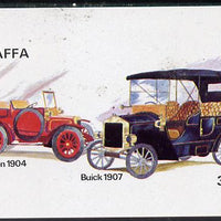 Staffa 1973 Veteran Cars (Albion & Buick) imperf souvenir sheet (35p value) unmounted mint