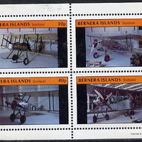 Bernera 1981 Museum Aircraft perf,set of 4 values (10p to 75p) unmounted mint