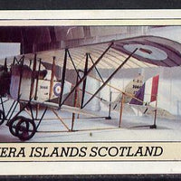 Bernera 1981 Museum Aircraft imperf souvenir sheet (£1 value) unmounted mint