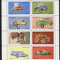 Nagaland 1972 Cars #2 (opt'd Transport Day 1973) perf,set of 8 values (1c to 50c) unmounted mint