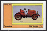 Eynhallow 1981 Vintage Cars #4 (Morris) imperf deluxe sheet (£2 value) unmounted mint