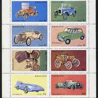 Nagaland 1972 Cars #1 perf,set of 8 values (1c to 50c) unmounted mint