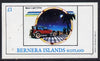 Bernera 1982 Cars imperf souvenir sheet (£1 value) unmounted mint