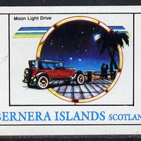 Bernera 1982 Cars imperf souvenir sheet (£1 value) unmounted mint