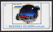 Bernera 1982 Cars imperf souvenir sheet (£1 value) unmounted mint