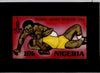 Nigeria 1980 Moscow Olympic Games - original hand-painted artwork for 10k value (Wrestling) by unknown artist on card 8.5" x 5"