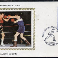 Great Britain 1980 Sport Centenaries 15p (Boxing) on Benham small silk cover with special first day cancel
