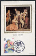 Great Britain 1982 Europa (British Theatre) 29p (Opera) on Benham silk picture card with special first day cancel