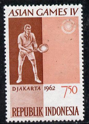 Indonesia 1962 Boxing 75s (from Asian Games set) unmounted mint SG 912