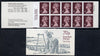 Booklet - Great Britain 1978 -79 Country Crafts #3 (Dry-Stonewalling) 70p booklet with selvedge at left, perfs trimmed cat £250