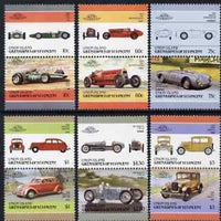 St Vincent - Union Island 1986 Cars #4 (Leaders of the World) set of 12 unmounted mint