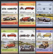 St Vincent - Union Island 1986 Cars #4 (Leaders of the World) set of 12 unmounted mint