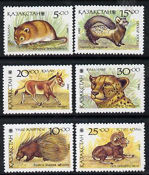 Kazakhstan 1993 Animals complete perf set of 6 unmounted mint SG 29-34