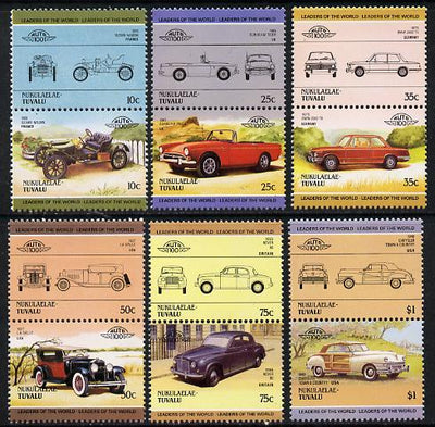 Tuvalu - Nukulaelae 1985 Cars #2 (Leaders of the World) set of 12 unmounted mint