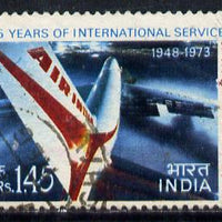 India 1973 Air India (1r 45 value) commercially used SG 686