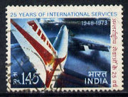 India 1973 Air India (1r 45 value) commercially used SG 686