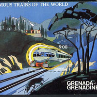 Grenada - Grenadines 1982 Famous Trains m/sheet unmounted mint, SG MS 523