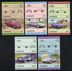 St Vincent 1984 Cars #2 (Leaders of the World) set of 10 unmounted mint SG 820-29