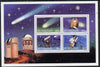 St Vincent 1986 Halley's Comet m/sheet containing set of 4 unmounted mint, SG MS 977