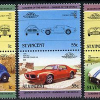 St Vincent 1985 Cars #3 (Leaders of the World) set of 6 unmounted mint SG 862-67