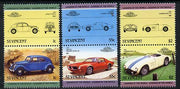 St Vincent 1985 Cars #3 (Leaders of the World) set of 6 unmounted mint SG 862-67