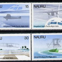 Nauru 1979 Flight Anniversaries perf set of 4 (SG 200-3) unmounted mint*
