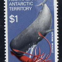 Australian Antarctic Territory 1973 Sperm Whale $1 from the Pictorial Def set unmounted mint, SG 34*