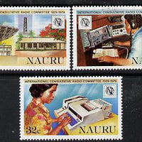 Nauru 1979 Radio Committee set of 3 unmounted mint, SG 208-10*