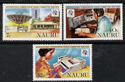 Nauru 1979 Radio Committee set of 3 unmounted mint, SG 208-10*