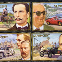 St Vincent 1987 Centenary of Motoring (with Designers) set of 4 unmounted mint SG 1085-88