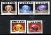 Zimbabwe 1980 Minerals the set of 5 values from the Pictorial def set unmounted mint, SG 576-80*