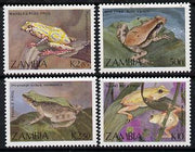 Zambia 1989 Frogs & Toads perf set of 4 unmounted mint, SG 567-70*