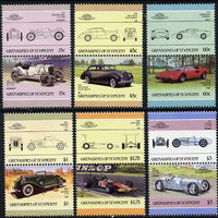 St Vincent - Grenadines 1986 Cars #3 (Leaders of the World) set of 12 unmounted mint SG 431-42
