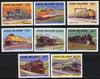 Cook Islands 1985 Famous Trains set of 8 unmounted mint, SG 1022-29*
