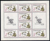 Czechoslovakia 1987 'Praga 88' Stamp Exhibition (2nd Issue) 3k Telephone in sheetlet of 8 plus 2 labels unmounted mint, from Communications set of 5 (SG 2880)