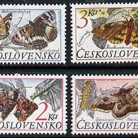Czechoslovakia 1987 Butterflies & Moths set of 4 unmounted mint, SG 2871-74, Mi 2902-05