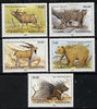 Tadjikistan 1993 Mammals set of 5 unmounted mint, SG 23-27, Mi 22-26*