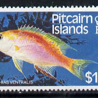 Pitcairn Islands 1984 Fish $1.20 with wmk s/ways inverted SG 257w unmounted mint*