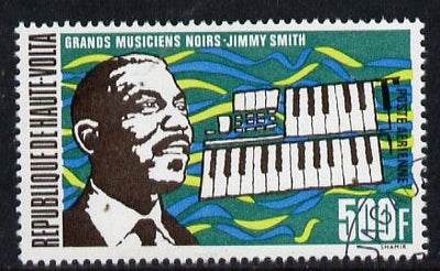 Upper Volta 1972 Famous Negro Musicians 500f Jimmy Smith (Jazz Organist) fine used, SG 367
