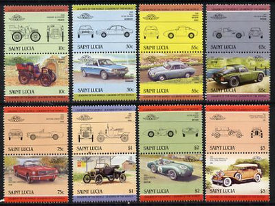 St Lucia 1984 Cars #2 (Leaders of the World) set of 16 (SG 745-60) unmounted mint