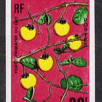 French Afars & Issas 1974 Forest Plants (20f Solanum) imperf from limited printing unmounted mint, as SG 623*