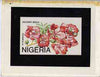 Nigeria 1986 Nigerian Life (?) - original hand-painted artwork showing Delonix Regia (Flower) by NSP&MCo artist (possibly intended for the definitive issue) on board 6" x 4"